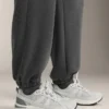 Jogginghose aus gebürstetem Melange-Modal Jogginghose aus gebürstetem Melange-Modal