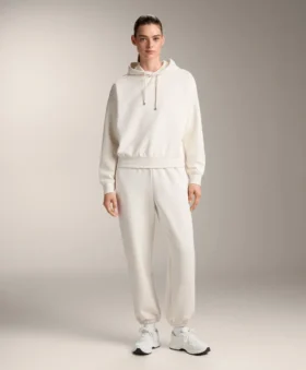 Boxy-Hoodie aus gebürstetem Modal