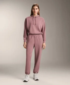 Boxy-Hoodie aus gebürstetem Modal