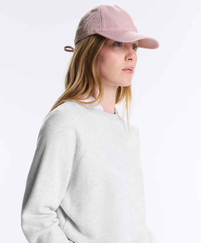 Kappe im Washed-Look aus 100 % Baumwolle mit Bindeband Kappe im Washed-Look aus 100 % Baumwolle mit Bindeband