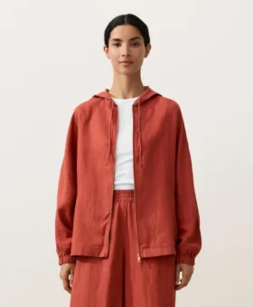 Kapuzenjacke aus 100 % Leinen Kapuzenjacke aus 100 % Leinen