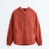 Kapuzenjacke aus 100 % Leinen Kapuzenjacke aus 100 % Leinen