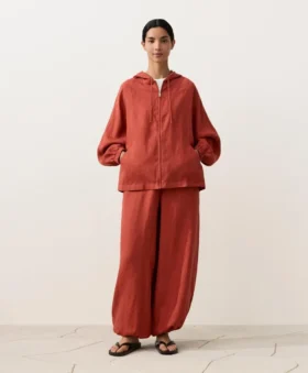 Kapuzenjacke aus 100 % Leinen Kapuzenjacke aus 100 % Leinen