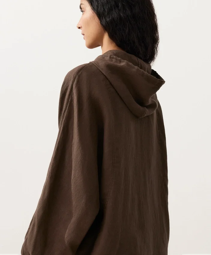 Kapuzenjacke aus 100 % Leinen Kapuzenjacke aus 100 % Leinen
