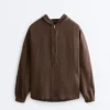 Kapuzenjacke aus 100 % Leinen Kapuzenjacke aus 100 % Leinen