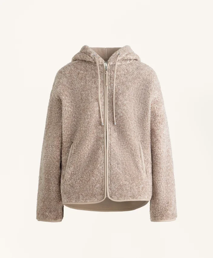 Kapuzenjacke aus Lammfell Kapuzenjacke aus Lammfell