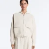 Kapuzenjacke aus Piqué-Baumwolle Kapuzenjacke aus Piqué-Baumwolle