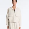 Kapuzenjacke aus Piqué-Baumwolle Kapuzenjacke aus Piqué-Baumwolle