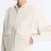 Kapuzenjacke aus Piqué-Baumwolle Kapuzenjacke aus Piqué-Baumwolle