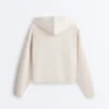 Kapuzenjacke aus Piqué-Baumwolle Kapuzenjacke aus Piqué-Baumwolle