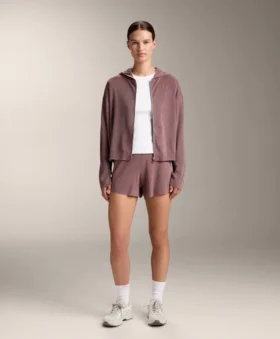 Shorts aus gewaschenem Strick Shorts aus gewaschenem Strick