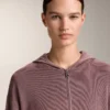 Kapuzenjacke aus Rippstrick Kapuzenjacke aus Rippstrick