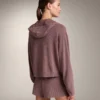 Kapuzenjacke aus Rippstrick Kapuzenjacke aus Rippstrick