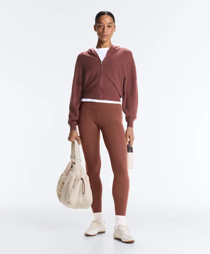 Kapuzenjacke aus Rippstrick Kapuzenjacke aus Rippstrick