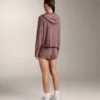 Kapuzenjacke aus Rippstrick Kapuzenjacke aus Rippstrick