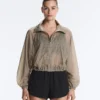 Karierte Trainingsjacke Karierte Trainingsjacke