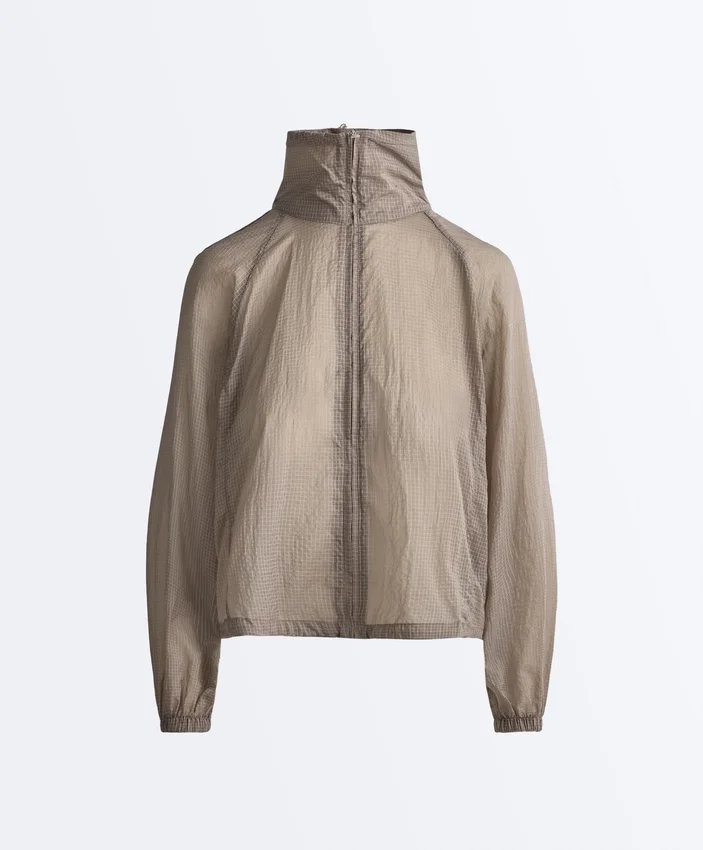 Karierte Trainingsjacke Karierte Trainingsjacke
