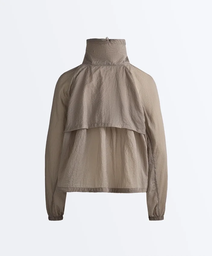 Karierte Trainingsjacke Karierte Trainingsjacke