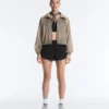 Karierte Trainingsjacke Karierte Trainingsjacke