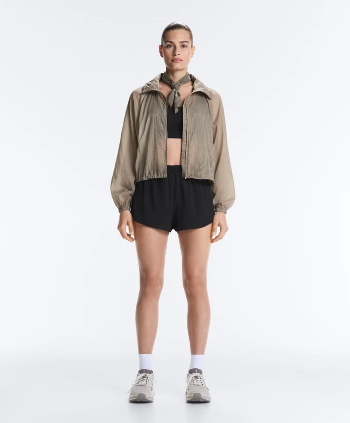 Karierte Trainingsjacke Karierte Trainingsjacke