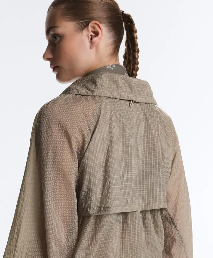 Karierte Trainingsjacke Karierte Trainingsjacke