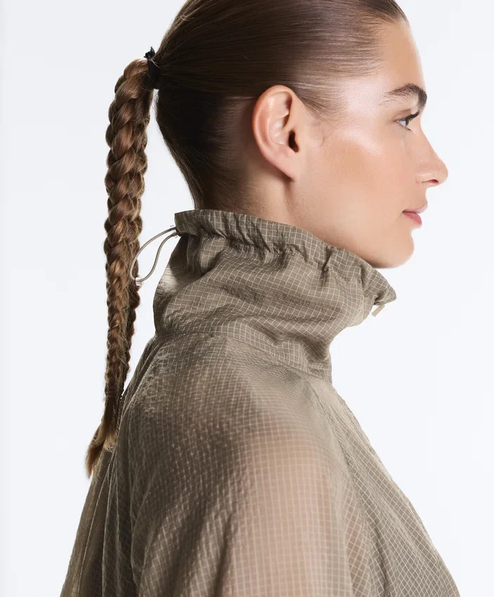 Karierte Trainingsjacke Karierte Trainingsjacke