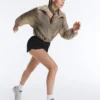 Karierte Trainingsjacke Karierte Trainingsjacke