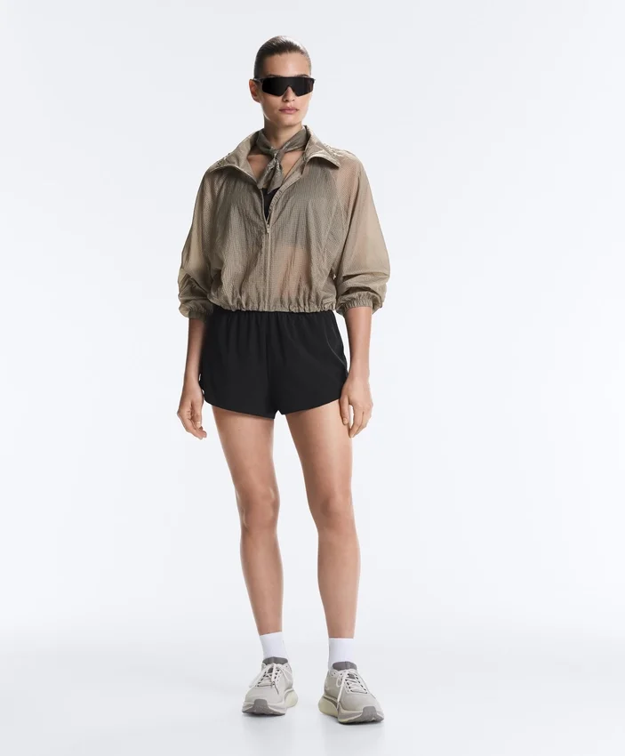 Karierte Trainingsjacke Karierte Trainingsjacke