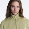 Kastenförmige Cape-Jacke aus Soft Touch-Modal mit Nadelstreifen Kastenförmige Cape-Jacke aus Soft Touch-Modal mit Nadelstreifen