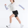 Kastenförmiges, kurzes T-Shirt aus Baumwollmischung mit Aufdruck Kastenförmiges, kurzes T-Shirt aus Baumwollmischung mit Aufdruck