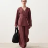 Kimono-Hemd aus 100 % Leinen Kimono-Hemd aus 100 % Leinen