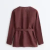Kimono-Hemd aus 100 % Leinen Kimono-Hemd aus 100 % Leinen