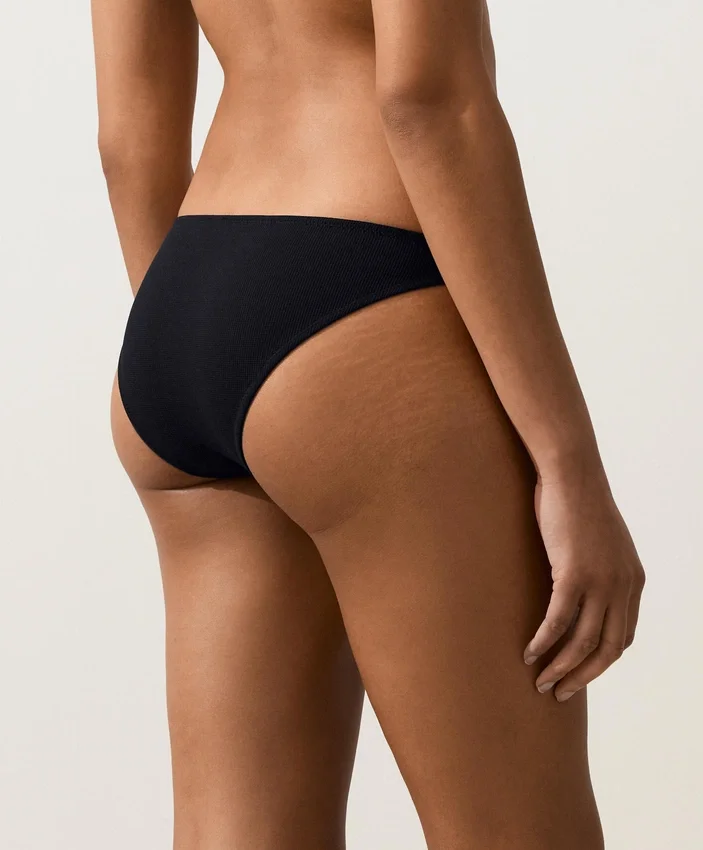 Klassische Bikini-Slips aus Piqué Klassische Bikini-Slips aus Piqué