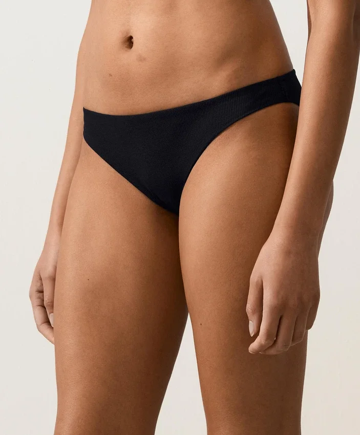 Klassische Bikini-Slips aus Piqué Klassische Bikini-Slips aus Piqué