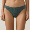 Klassische Bikini-Slips im Gingham-Muster