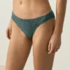 Klassische Bikini-Slips im Gingham-Muster