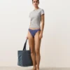 Klassische Bikini-Slips im Gingham-Muster Klassische Bikini-Slips im Gingham-Muster