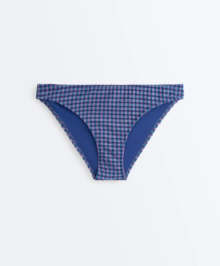 Klassische Bikini-Slips im Gingham-Muster Klassische Bikini-Slips im Gingham-Muster