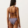 Klassische Bikinis aus strukturiertem Streifenstoff Klassische Bikinis aus strukturiertem Streifenstoff