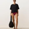Klassische Bikinis-Slips aus geometrischem Jacquard Klassische Bikinis-Slips aus geometrischem Jacquard