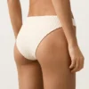Klassische Bikinis-Slips aus Häkelstoff mit Bubble-Struktur