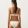 Klassische Bikinis-Slips aus Häkelstoff mit Bubble-Struktur