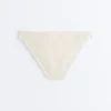 Klassische Bikinis-Slips aus Häkelstoff mit Bubble-Struktur
