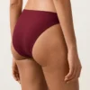Klassische Bikinis-Slips aus Jacquard mit Mini-Karomuster Klassische Bikinis-Slips aus Jacquard mit Mini-Karomuster