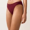 Klassische Bikinis-Slips aus Jacquard mit Mini-Karomuster Klassische Bikinis-Slips aus Jacquard mit Mini-Karomuster