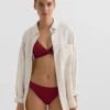 Mini-Karomuster-Jacquard-Halter-Bikinioberteil Mini-Karomuster-Jacquard-Halter-Bikinioberteil