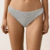 Klassische Bikinis-Slips aus Jacquard mit Polka-Dots Klassische Bikinis-Slips aus Jacquard mit Polka-Dots