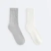 Klassische Slouchy-Socken aus Baumwollmischung
