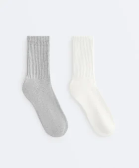 Klassische Slouchy-Socken aus Baumwollmischung