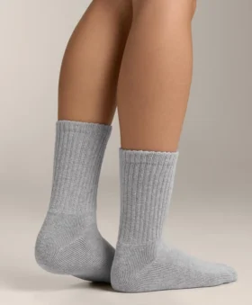 Klassische Slouchy-Socken aus Baumwollmischung